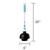 Deluxe Toilet Plunger with 16-in Ergonomic Plastic Handle, 1 Each - 3 of 3