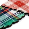Gibson Holiday Tree Ornament 4 Piece Set in Red and Green - 4 of 4