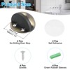 Unique Bargains Self-Adhesive No Drilling Door Stop for Home Office Keep Door Open 2 Pcs - 2 of 4