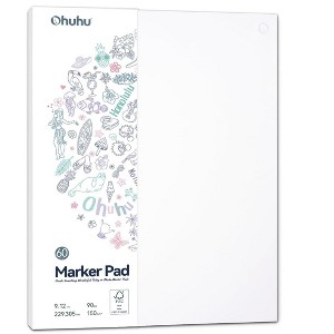 Ohuhu Double Sided Bleedproof Art Sketchbook 9x12 Y44-83000-44 - 1 of 4