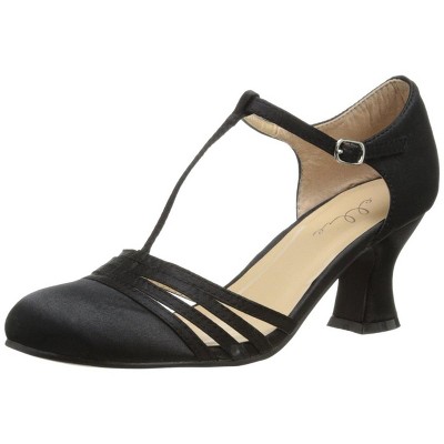 Lucille Womens Black Costume Shoes