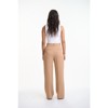 Lafidi Women’s High-Rise Wide Leg Dress Pants – Double Pleat Office Slacks with Slash & Welt Pockets - 3 of 4