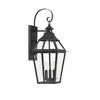 Savoy House Jackson 3 - Light Wall Light in  Black/Gold - 4 of 4