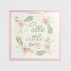 Large 'Hello Little One' on Pink Floral Baby Shower Gift Bag - Spritz™ - 2 of 2
