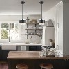 CLAXY Industrial mini Glass Kitchen Pendant Light Clear Glass Shade - 3 of 4