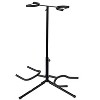 Monoprice Double Guitar Stand, Height Adjustable, Holds Two Guitar, Guitar Rack, Ideal For both Electric and Acoustic Guitars - Stage Right Series - image 2 of 4