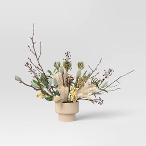 Grass and Branch Arrangement - Threshold™ - 1 of 4