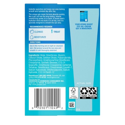 Neutrogena Hydro Boost Under Eye Gel Cream with Hyaluronic Acid - Fragrance Free - 0.5 fl oz