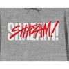 Shazam 2 Fury Of The Gods Text Overlap Long Sleeve Athletic Heather Unisex Adult Hooded Sweatshirt - 2 of 2