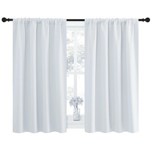 NICETOWN Blackout Curtains Rod Pocket Thermal Insulated Privacy Drapes (2 Panels) - 1 of 4