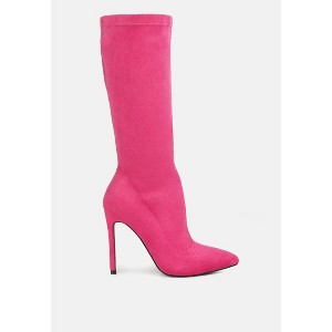 Playdate High Heeled Calf Boots Women - 1 of 4