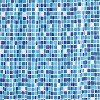 LunaLulinlk Blue PEVA Curtain with 12 Roller Shower Hooks - 2 of 4