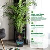 Set of 2 Large 22" Round Self-Watering Planters with Drainage & Water Monitor for Indoor/Outdoor Use - 4 of 4