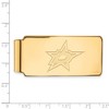Black Bow Jewelry 14k Yellow Gold Dallas Stars NHL Money Clip - 2 of 3
