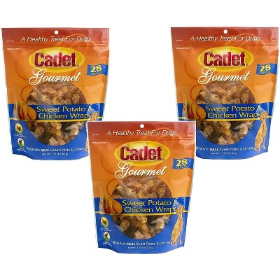 Cadet Chicken & Sweet Potato Wraps (3 x 28 oz Pack)