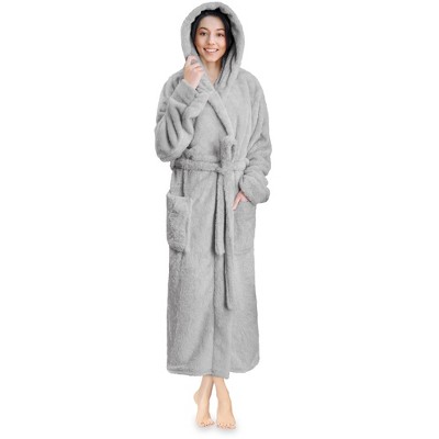 Pavilia Soft Plush Women Fleece Robe, Cozy Warm Housecoat Bathrobe, Fuzzy  Female Long Spa Robes (dark Red, 2x-3x) : Target