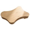 NicBex 42.52" Modern Wooden Handcraft Drum Coffee Table,Irregular Shaped Coffee Table with Sturdy Pedestal for Living Room - 3 of 4