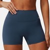 Anna-Kaci Active Women's High Waist Ruched Seamless Shorts with Stretch Fabric - 2 of 4
