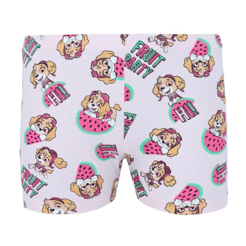 Textiel Trade Girl's Paw Patrol Fruit Tee and Short Pajama Set, 3 of 4