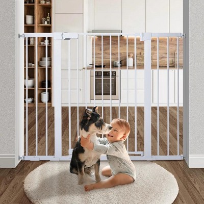 GOTGELIF Baby Safety Gate 36" Extra Tall 29.5-48.8" Wide Auto Close Pressure Mount Pet Gate