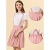 Allegra K Women's Elastic Waist Suspender A-Line Bubble Skirt - 2 of 4