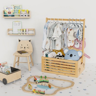 Acoinel Multi-functional Bamboo Gift Basket