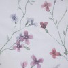 Habitat 100% Polyester Hazel Sheer Faux Linen Floral Grommet Curtain Panel Pink - 4 of 4