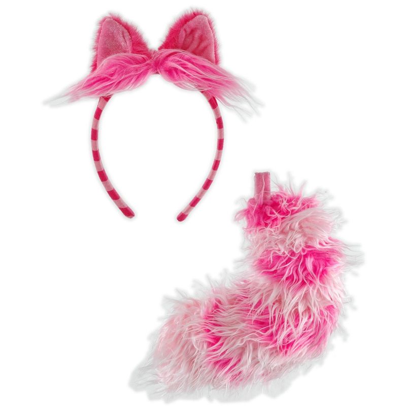 HalloweenCostumes.com   Women  Cheshire Cat Ears and Tail, Pink, 1 of 2