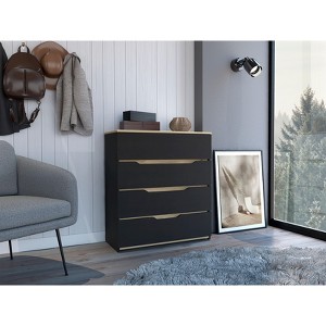 CAVINAS 4-Drawer Dresser,Modern Wide Chest of Drawers,Matte Finish Storage Cabinets for Living Room,Entryway - 1 of 4
