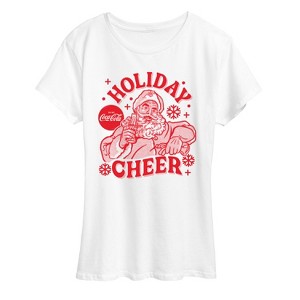 Women's - Coca-Cola - Holiday Cheer Short Sleeve Graphic T-Shirt - 1 of 3