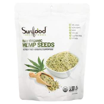 Sunfood Raw Organic Hemp Seeds, 1 lb (454 g)