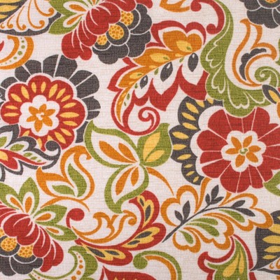Zoe Multicolor Floral Outdoor Square Throw Pillows Set