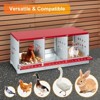 Chicken Nesting Box,Easy Egg Collection Large Vented Holes Chicken Coop Equipment with Vented Holes, Heavy Duty Chicken Nesting Boxes for Hens - 2 of 4