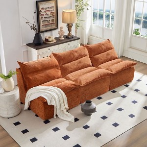 Sapphtopaz Sofa Chair with Upholstered Backrest Comfy Couches for Living Room with Removable Cushion Couch for Apartment,Bedroom - 1 of 4