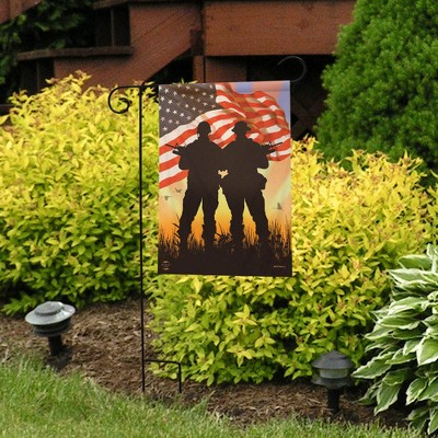 Briarwood Lane Everyday Garden Flag 12x18 For Outdoor American Heroes Patriotic Garden Flag Flags For Outside