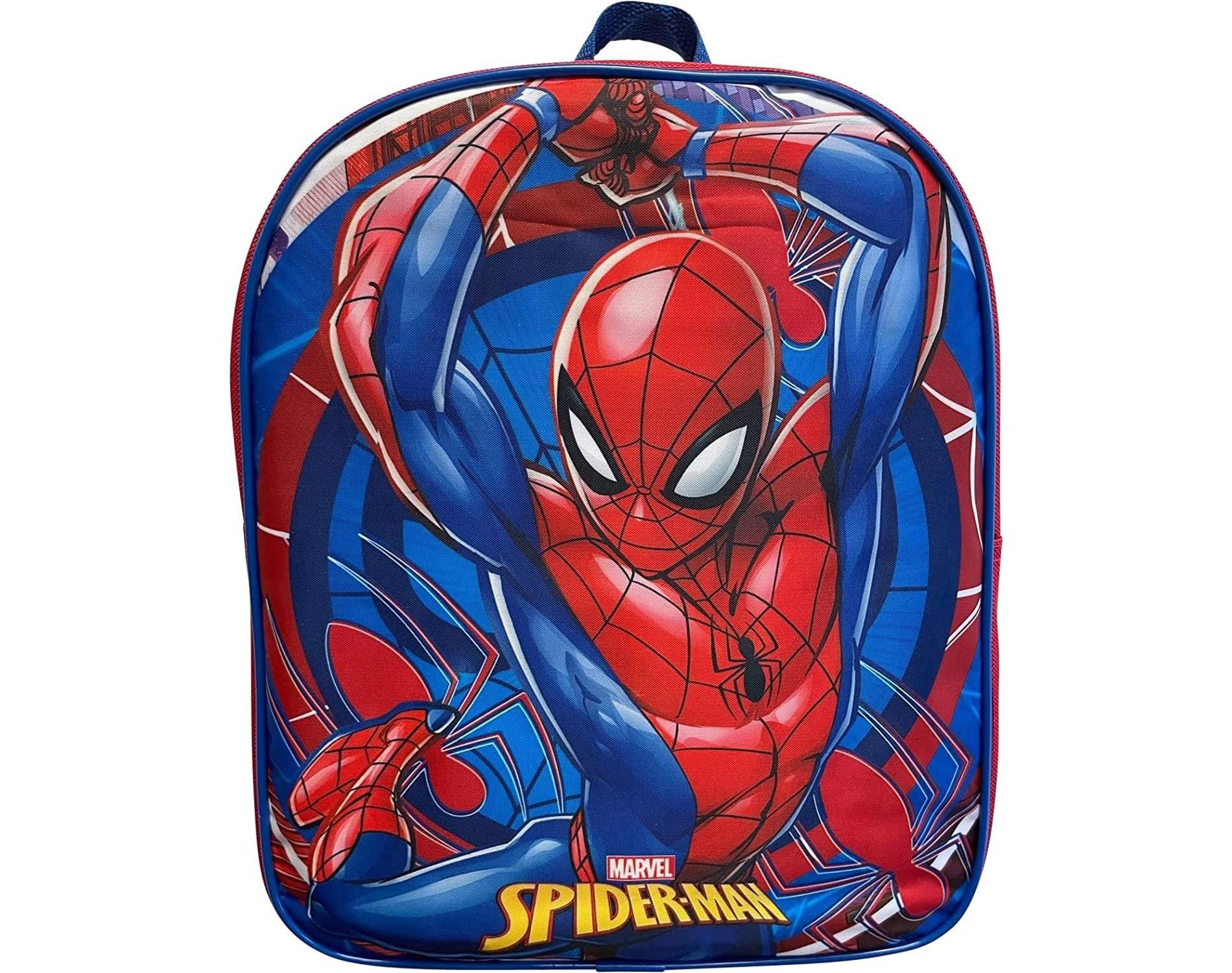Spider-Man Toddle Boy 12 Inch Mini Backpack (Red-Blue)