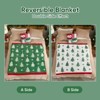 Snuggle Sac Christmas Throw Blanket Soft Knit Bed Blanket 50x60" - 2 of 4