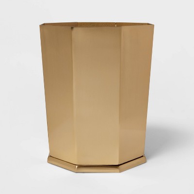 Bathroom Wastebasket Gold - Threshold™