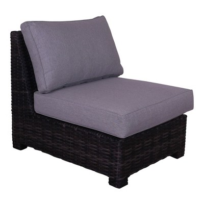 Courtyard Casual St Lucia Optional: Armless Middle Chair   Grade A Vietnam Olefin