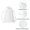 Unique Bargains Mini Smooth Soft Wedding Christmas Satin Bags with Drawstring 30 Pcs - 3 of 4