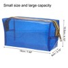 Unique Bargains Travel Toiletry Bag Makeup Bag Organizer Toiletry Organizer Travel Cosmetic Bag Waterproof PVC 1PC - 4 of 4