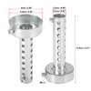 Unique Bargains Motorcycle Exhaust Silencer Exhaust Insert Muffler Pipe 2 Pcs - 4 of 4