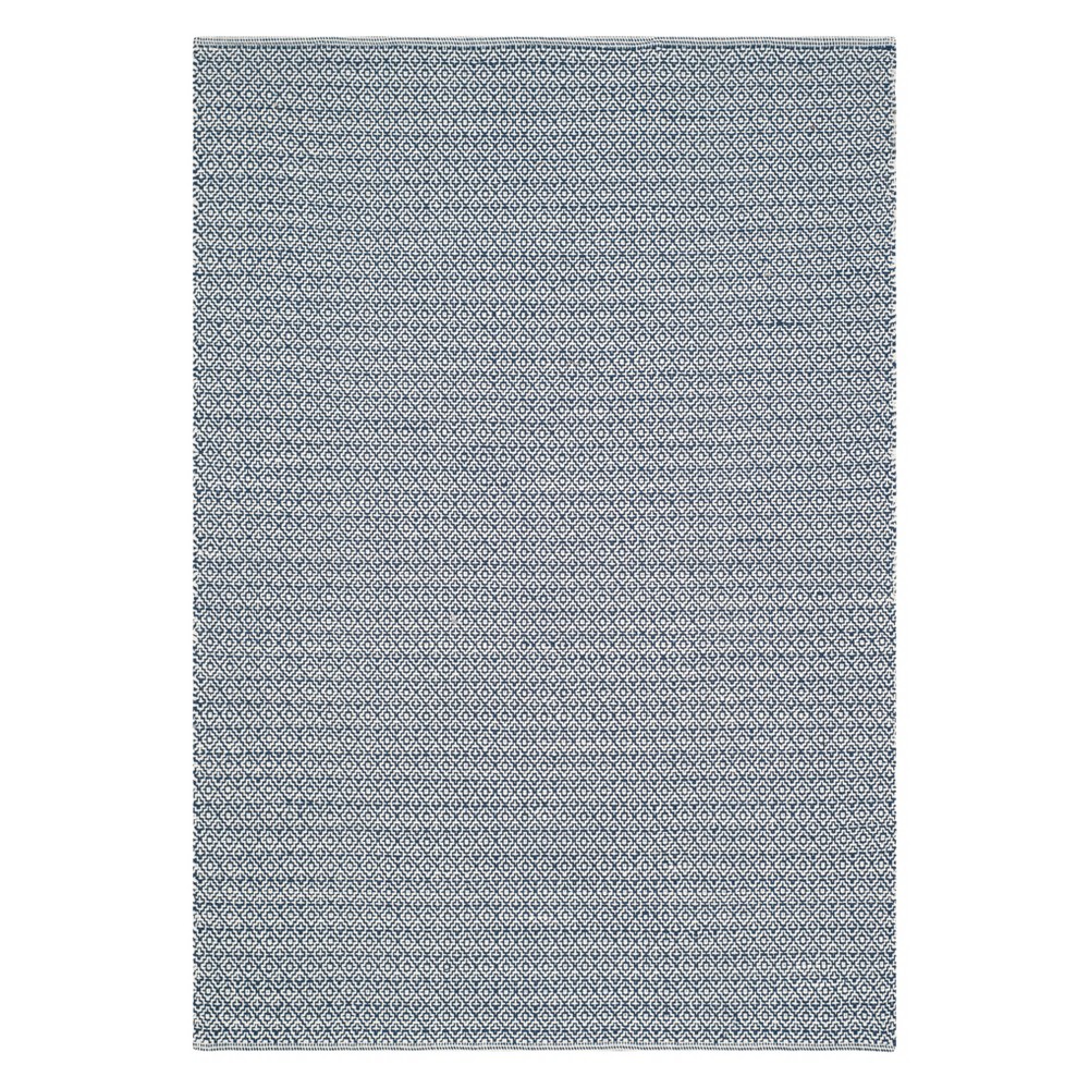 6'x9' Stripe Woven Area Rug Ivory/Navy - Safavieh