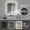 TUYOHW 24*36 Inch Wall Mount Bathroom Mirror with 3 Colored LED and Anti-Fog Technology,Modern Wall Mount Vanity Mirror for Bathroom,Bedroom - 4 of 4