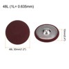 Unique Bargains Round Metal Sewing Cloth Covered Button 10 Pcs - 2 of 4