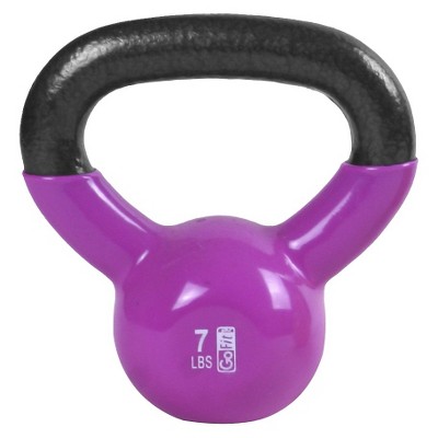 GoFit Kettlebell with DVD - Pink (7 lbs.)