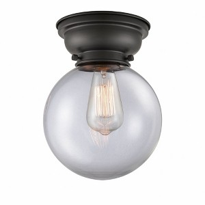 Beacon - 1 Light Flush Mount In Industrial Style-9.15 Inches Tall and 8 Inches Wide - 1 of 1