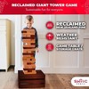 SWOOC Games - Reclaimed Giant Tower Game (Weather Resistant) 60 Blocks + Storage Crate / Outdoor Game Table | Stacks up to 5ft | Giant Outdoor Games - 2 of 4