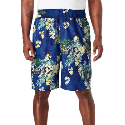KingSize Men's Big & Tall 8" Flex Cargo Swim Trunks