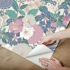 RoomMates Bohemian Floral Peel and Stick Wallpaper Beige: Removable Vinyl Botanical Self-Adhesive, 30.8 Sq Ft Coverage - 4 of 4